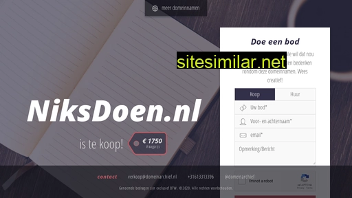 niksdoen.nl alternative sites