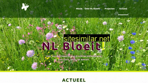 nlbloeit.nl alternative sites