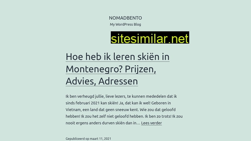 nomadbento.nl alternative sites