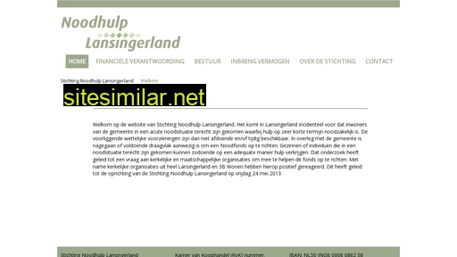 noodhulplansingerland.nl alternative sites