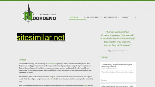 noordendbouwbedrijf.nl alternative sites