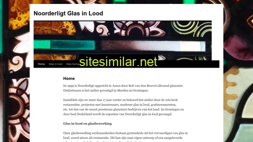noorderligtglasinlood.nl alternative sites