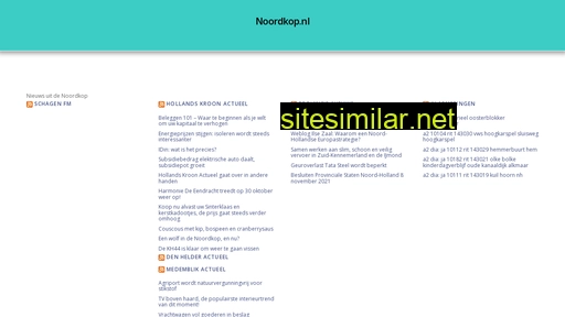 noordkop.nl alternative sites