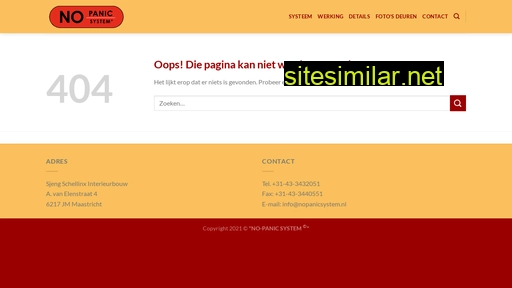 nopanicsystem.nl alternative sites