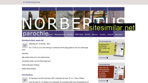 norbertusparochie.nl alternative sites