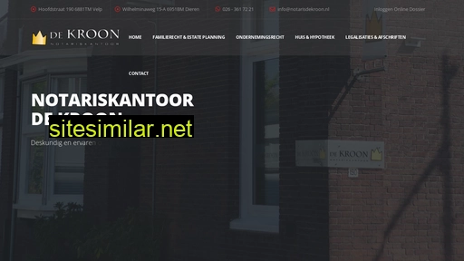 notarisdekroon.nl alternative sites