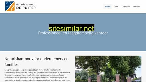 notariskantoorderuiter.nl alternative sites