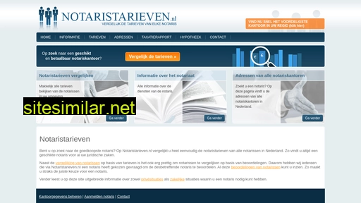 notaristarieven.nl alternative sites