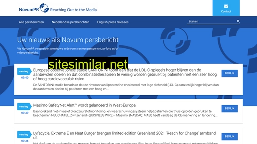 novumpr.nl alternative sites