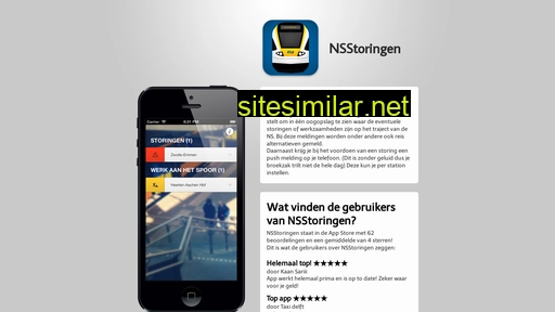 nsstoringen.nl alternative sites