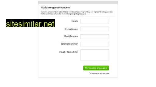 nucleaire-geneeskunde.nl alternative sites