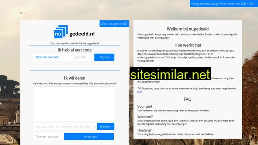 nugedeeld.nl alternative sites
