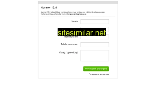 nummer-12.nl alternative sites
