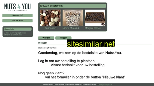 Nuts4you-klanten similar sites
