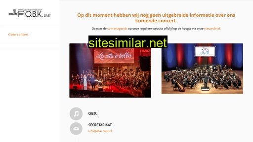 obkconcert.nl alternative sites
