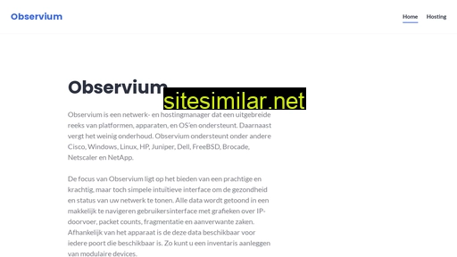 observium.nl alternative sites