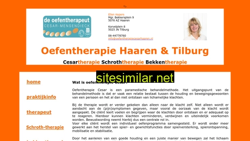 oefentherapiecesarhaaren.nl alternative sites