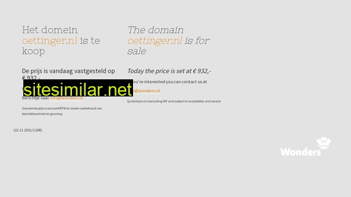 oettinger.nl alternative sites