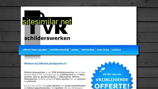 offertelatexspuiten.nl alternative sites