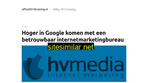 office2013training.nl alternative sites