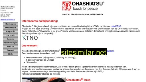 ohashiatsu.nl alternative sites