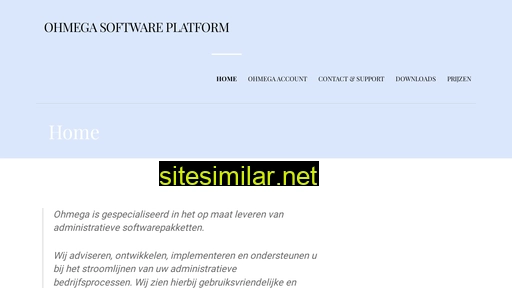 ohmega.nl alternative sites