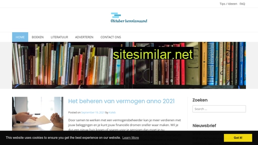 oktoberkennismaand.nl alternative sites