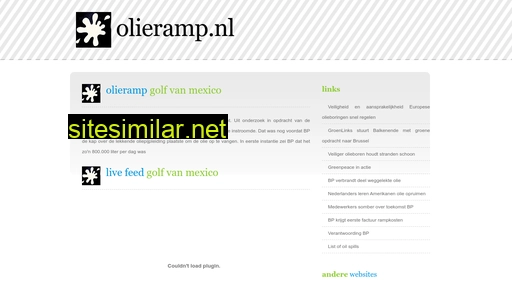olieramp.nl alternative sites