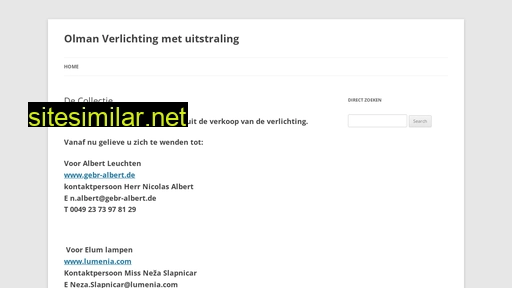 olmanverlichting.nl alternative sites