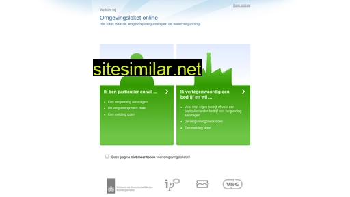 omgevingsloket.nl alternative sites