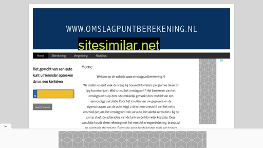 omslagpuntberekening.nl alternative sites
