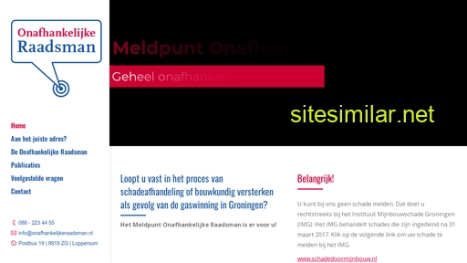 onafhankelijkeraadsman.nl alternative sites