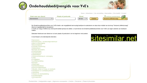onderhoudsbedrijvengids.nl alternative sites