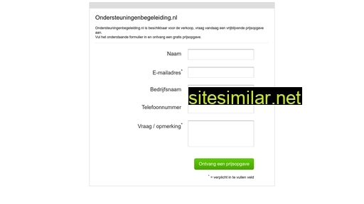ondersteuningenbegeleiding.nl alternative sites