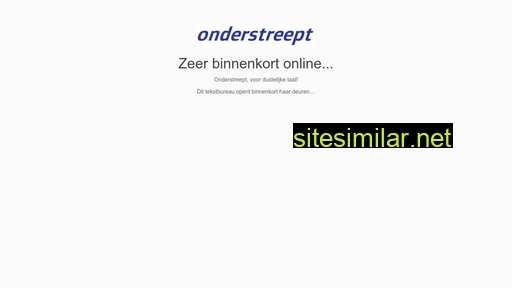 onderstreept.nl alternative sites