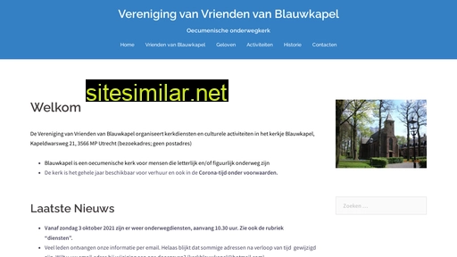 onderwegkerkblauwkapel.nl alternative sites