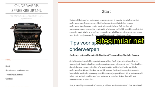 onderwerp-spreekbeurt.nl alternative sites