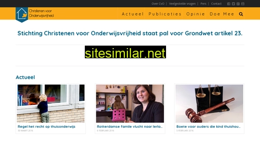 onderwijsvrijheid.nl alternative sites