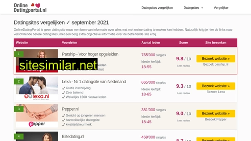 onlinedatingportal.nl alternative sites