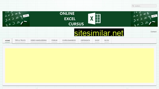 onlineexcelcursus.nl alternative sites