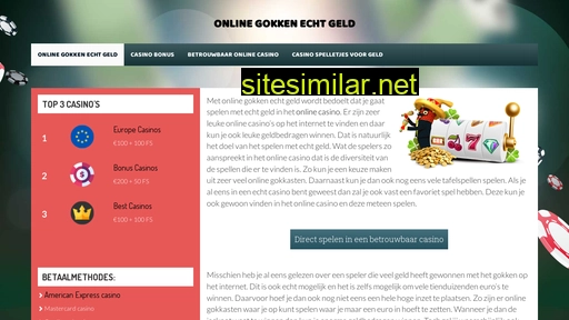 onlinegokkenechtgeld.nl alternative sites
