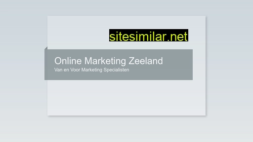 onlinemarketingzeeland.nl alternative sites