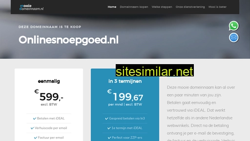 onlinesnoepgoed.nl alternative sites