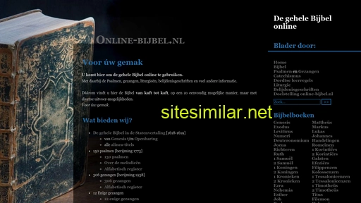 online-bijbel.nl alternative sites
