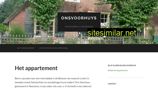 onsvoorhuys.nl alternative sites