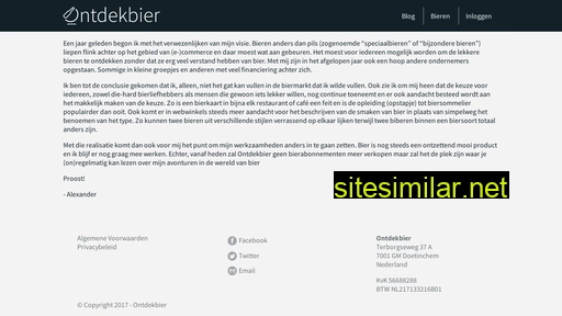 ontdekbier.nl alternative sites