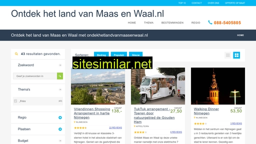 ontdekhetlandvanmaasenwaal.nl alternative sites