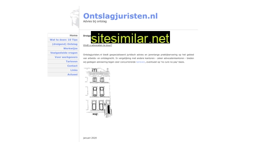 ontslagjuristen.nl alternative sites