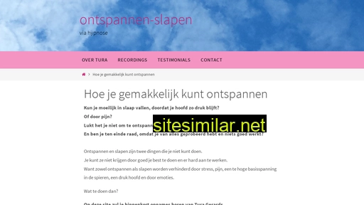 ontspannen-slapen.nl alternative sites