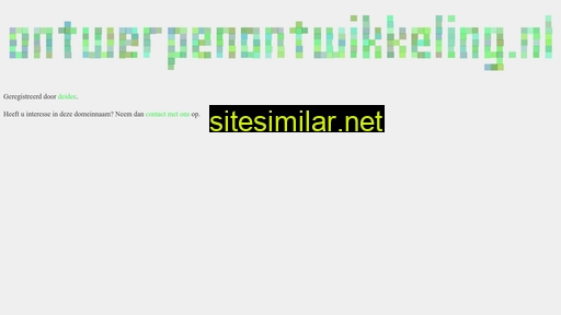 ontwerpenontwikkeling.nl alternative sites